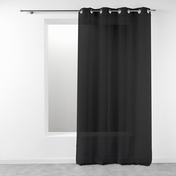 Černá záclona 140x280 cm Telma – douceur d'intérieur