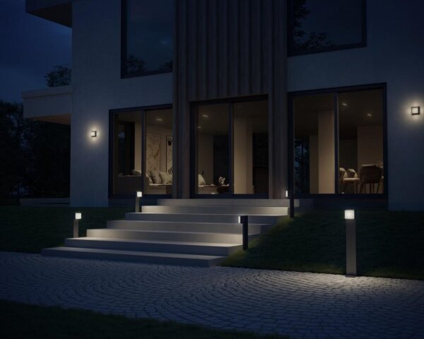 Steinel 078645- LED Nástěnné svítidlo se senzorem L 845 SC 9W/230V IP44 antracit