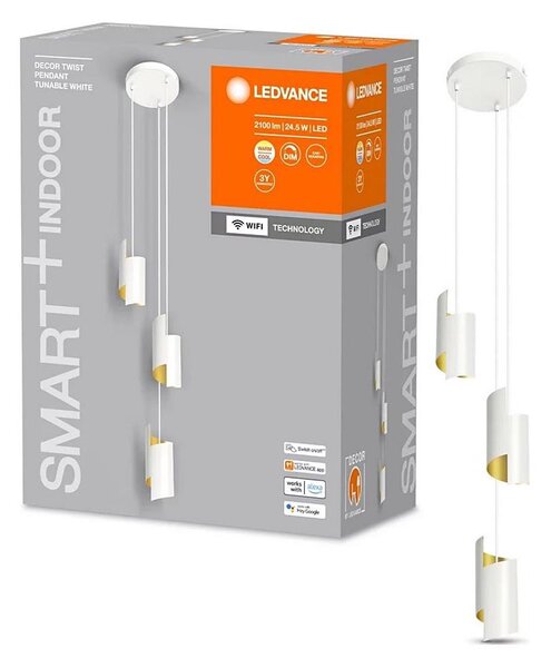 Ledvance - LED Stmívatelný lustr na lanku SMART+ DECOR 3xLED/8W/230V bílá Wi-Fi