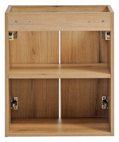 Comad Závěsná skříňka pod umyvadlo Nova Oak s deskou 100 cm bílá/dub evoke