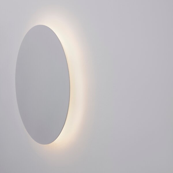 Bílé kovové nástěnné LED světlo Nova Luce Cyrcle 30 cm