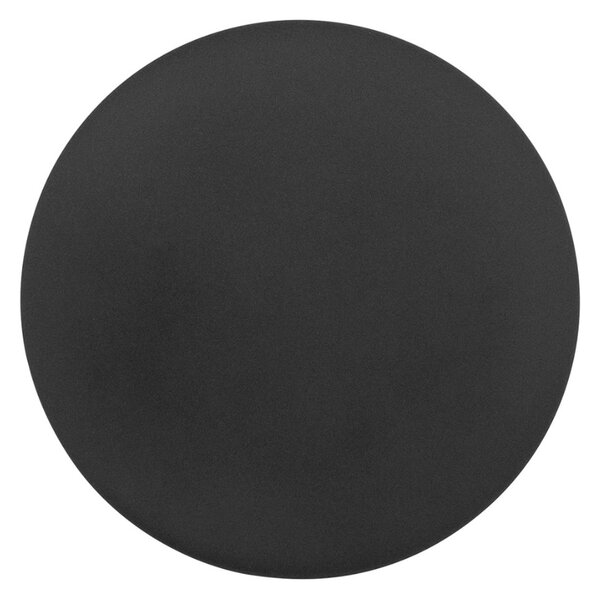 Černé kovové nástěnné LED světlo Nova Luce Cyrcle 22 cm