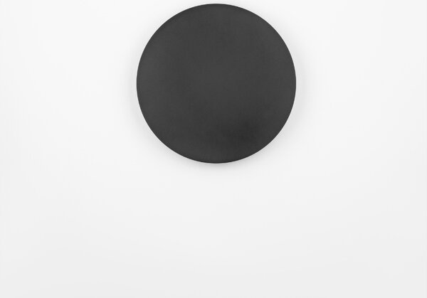 Černé kovové nástěnné LED světlo Nova Luce Cyrcle 30 cm