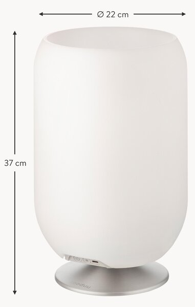 Stmívatelná stolní LED lampa s bluetooth reproduktorem a chladičem lahví Atmos