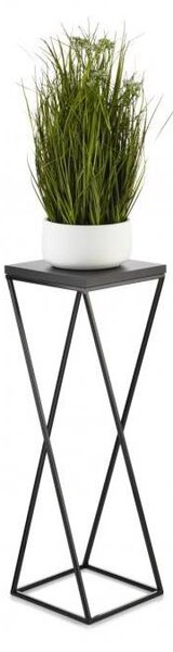Stojan na květiny LOFT 70x24 cm černá