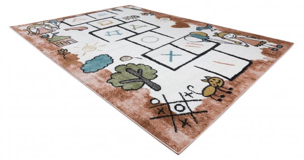 Makro Abra Dětský kusový koberec FUN Skákací panák růžový Rozměr: 140x190 cm