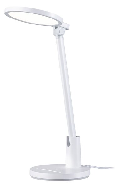 PAULMANN LED stolní lampa na psací stůl Darba 4000K 15W bílá mat
