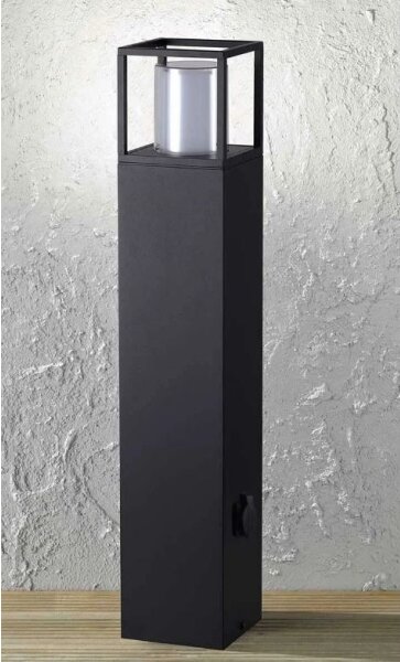 Wofi 12234 - LED Venkovní lampa se zásuvkou FILIA LED/8,5W/230V IP54 80 cm
