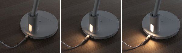 PAULMANN LED stolní lampa na psací stůl Darba 4000K 15W bílá mat
