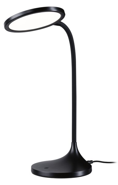 PAULMANN LED stolní lampa na psací stůl Mejan 4000K 15W černá mat