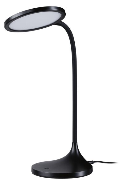 PAULMANN LED stolní lampa na psací stůl Mejan 4000K 15W černá mat