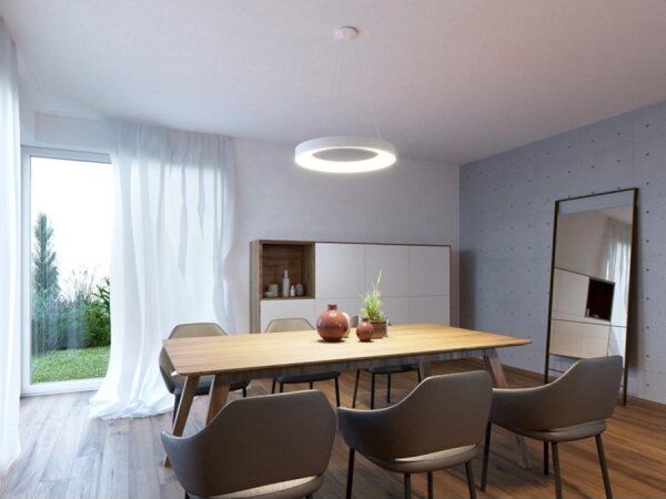 LED2 - LED Lustr na lanku BELLA LED/50W/230V 3000K pr. 60 cm bílá