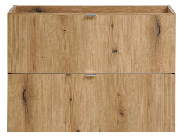 Comad Závěsná skříňka Nova Oak II se zápustným umyvadlem 80 cm dub coast evoke