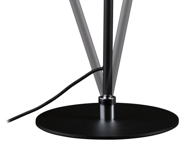 PAULMANN LED stolní lampa na psací stůl Odila měnitelná bílá 10,4W černá mat, chrom