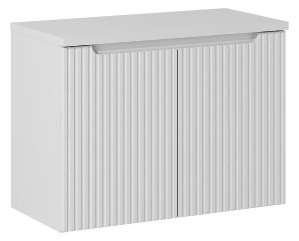 Comad Závěsná skříňka pod umyvadlo Nova White II s deskou 80 cm bílá
