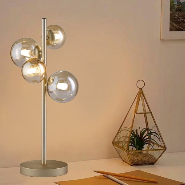 Wofi 8014.04.14.9000 - LED Stolní lampa 4xG9/3W/230V zlatá