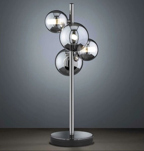 Wofi 8014.04.24.9000 - LED Stolní lampa 4xG9/3W/230V černá