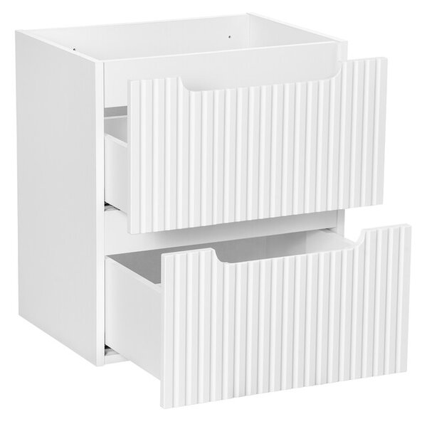 Comad Závěsná skříňka pod umyvadlo Nova White I s deskou 50 cm bílá/dub evoke