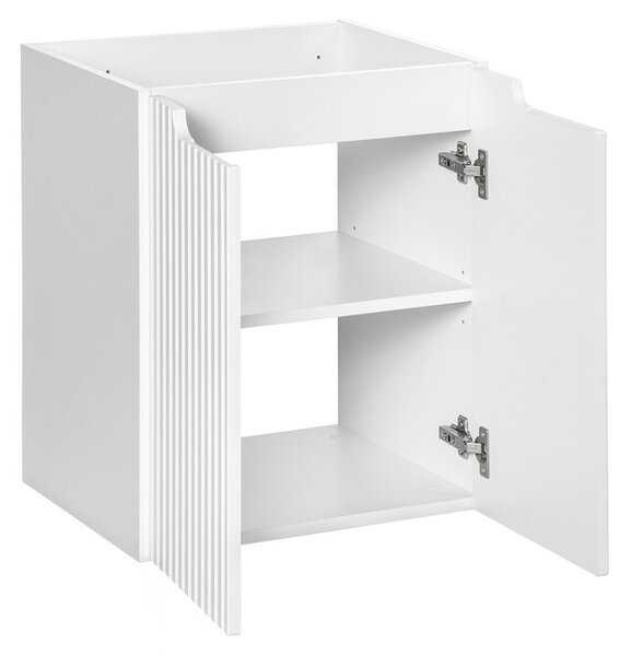 Comad Závěsná skříňka pod umyvadlo Nova White II s deskou 50 cm bílá/dub evoke