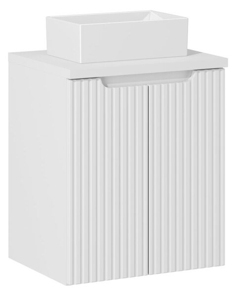 Comad Závěsná skříňka pod umyvadlo Nova White II s deskou 50 cm bílá