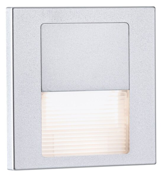 PAULMANN LED vestavné svítidlo do zdi Tsaro hranaté 80x36mm 1W 230V 2700K matný chrom