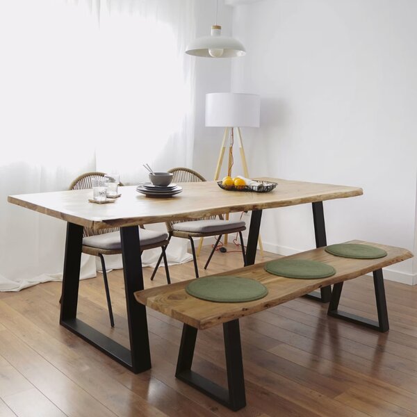 LÉTO -15% Zelený látkový podsedák Kave Home Silke 35 cm