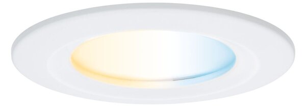 PAULMANN LED vestavné svítidlo Nova Coin IP44 kruhové 78mm měnitelná bílá 3x6W 230V bílá mat hliník