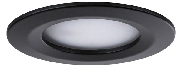 PAULMANN LED vestavné svítidlo Nova Coin IP44 kruhové 78mm měnitelná bílá 3x6W 230V černá mat hliník