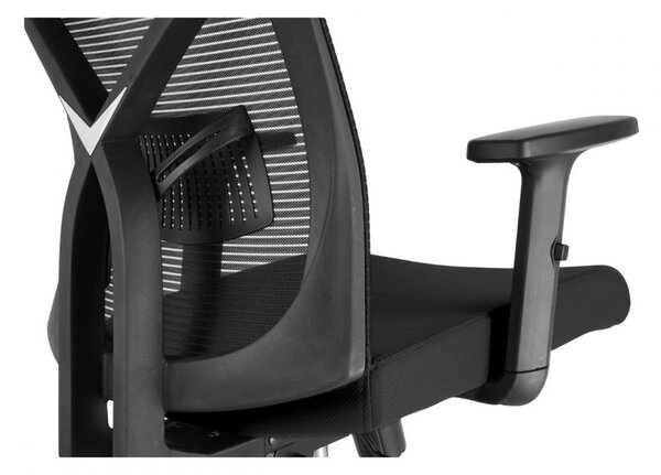 Kancelářská ergonomická židle Neoseat DIBERTI — černá, nosnost 150 kg