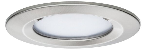 PAULMANN LED vestavné svítidlo Nova Coin IP44 kruhové 78mm RGBW+ 3x6W 230V kov kartáčovaný hliník