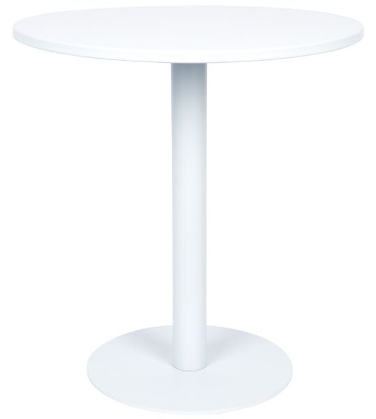 Bílý bistro stůl ZUIVER METSU 76 cm