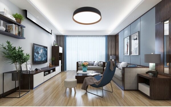 Top Light - LED Stmívatelné stropní svítidlo LED/51W/230V + DO černá/hnědá