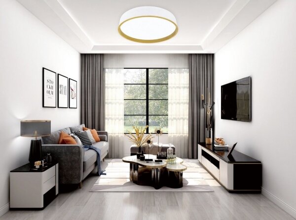Top Light - LED Stmívatelné stropní svítidlo DEKOR LED/51W/230V + DO bílá/béžová