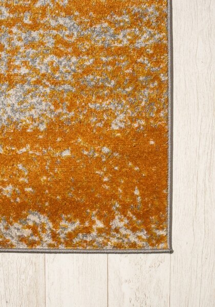 Makro Abra Moderní kusový koberec SPRING H171A Oranžový béžový Rozměr: 70x200 cm