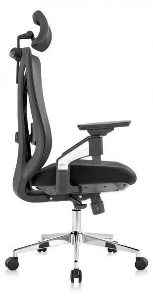 Kancelářská ergonomická židle Neoseat THOMAS — černá, nosnost 150 kg
