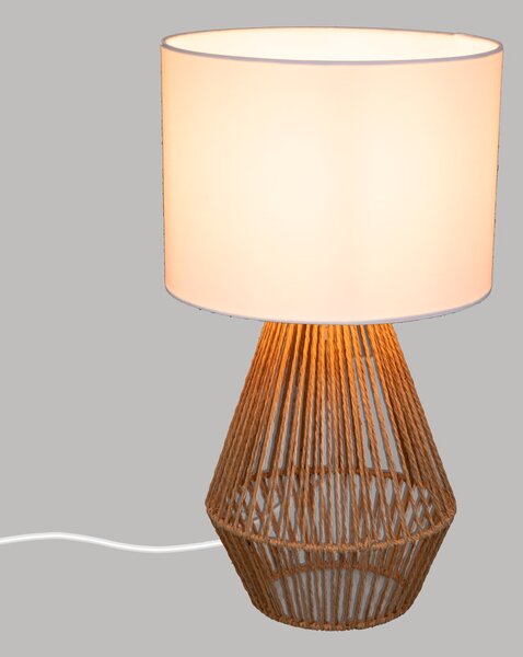 Bílá stolní lampa LILAC
