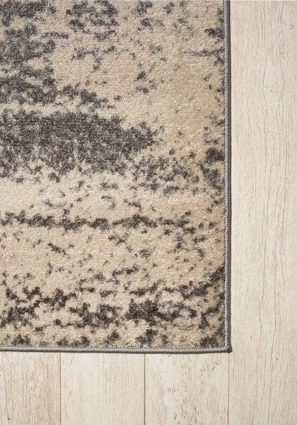 Makro Abra Moderní kusový koberec SPRING H171A Bílý šedý Rozměr: 70x250 cm