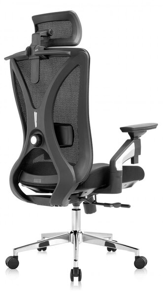 Kancelářská ergonomická židle Neoseat THOMAS — černá, nosnost 150 kg