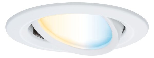 PAULMANN LED vestavné svítidlo Nova Coin kruhové 84mm 50° měnitelná bílá 3x6W 230V bílá mat hliník