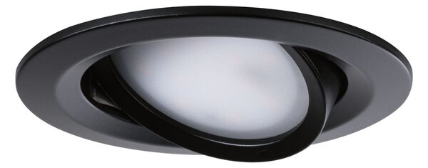 PAULMANN LED vestavné svítidlo Nova Coin kruhové 84mm 50° RGBW+ 3x6W 230V černá mat hliník