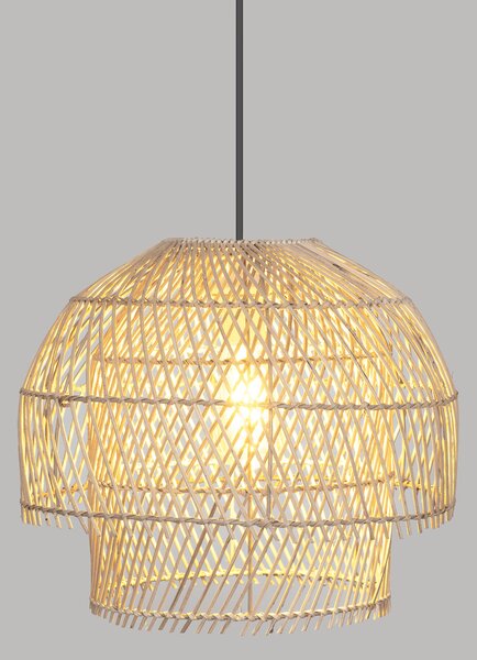 Závěsná ratanová lampa KERY