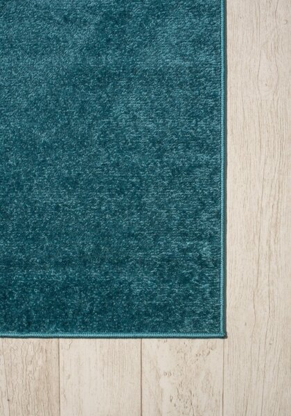 Makro Abra Kusový koberec jednobarevný SPRING P113A Tyrkysový Rozměr: 70x200 cm