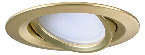 PAULMANN LED vestavné svítidlo Nova Coin kruhové 84mm 50° RGBW+ 3x6W 230V zlatá mat hliník