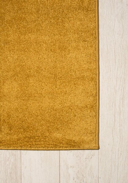 Makro Abra Kusový koberec jednobarevný SPRING P113A Žlutý Rozměr: 70x300 cm