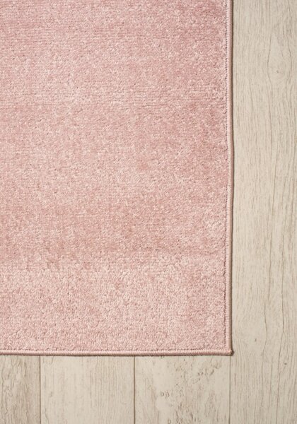 Makro Abra Kusový koberec jednobarevný SPRING P113A Růžový Rozměr: 80x300 cm