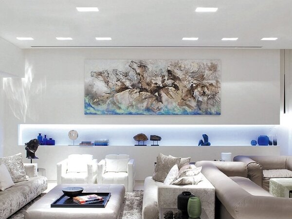 LED2 - LED Koupelnové podhledové svítidlo SLIM LED/10W/230V IP43 CRI 90