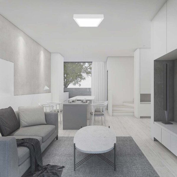 LED Koupelnové stropní svítidlo LED/30W/230V 6500K IP44 42x42 cm bílá