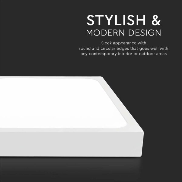 LED Koupelnové stropní svítidlo LED/30W/230V 6500K IP44 42x42 cm bílá