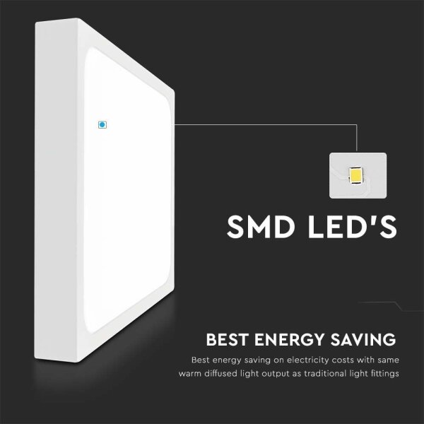 LED Koupelnové stropní svítidlo LED/30W/230V 6500K IP44 42x42 cm bílá