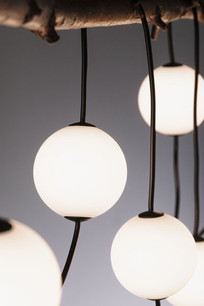 PAULMANN Solární LED světelný řetěz Taina prodlužovací sada IP67 3000K 1,71m černá